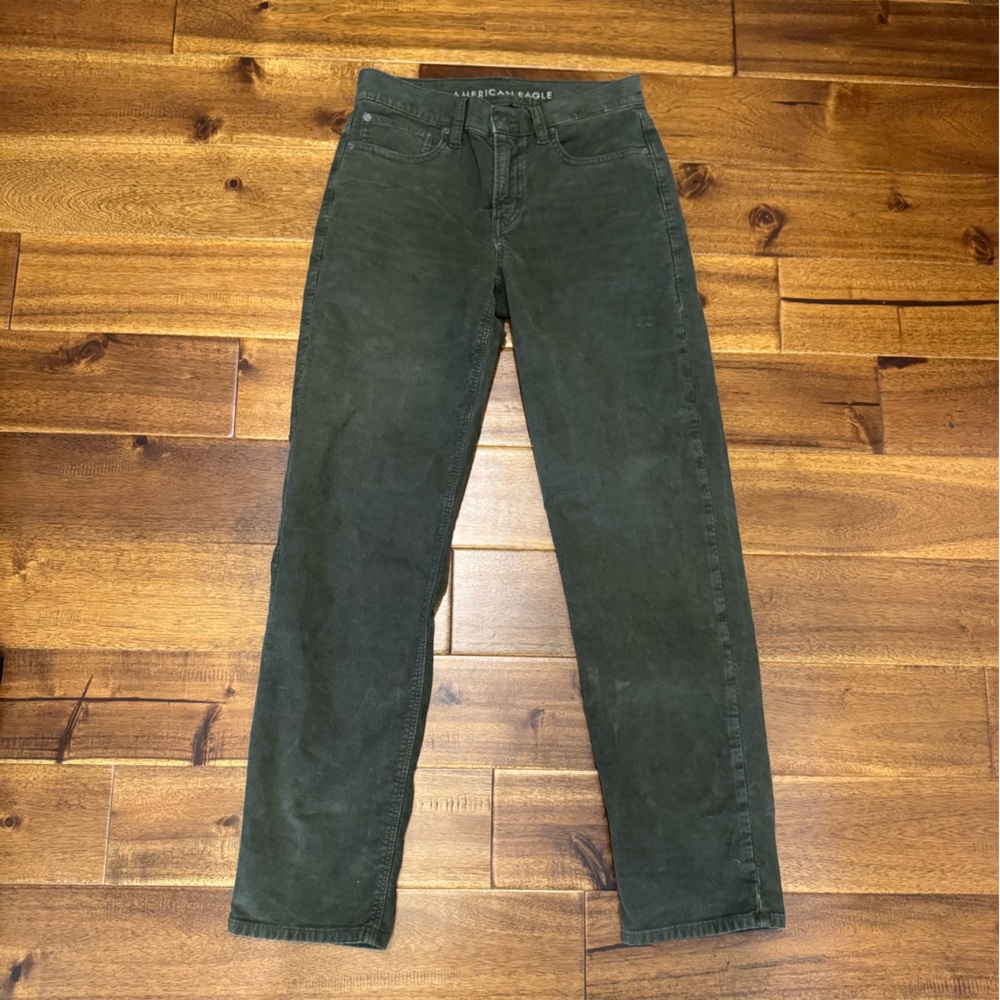 American Eagle Outfitters Olive Corduroy Pants